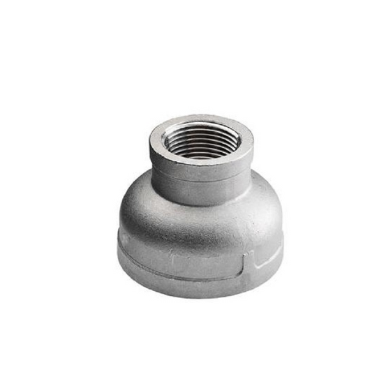 SS 316 FITTING THRADED COUPLING REDUCER IMPORT 1.5inch/1inch ASTM A351