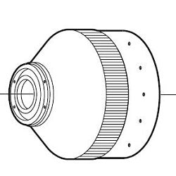 Nozzle 30 Amp, Stainless Steel (020938-UR)